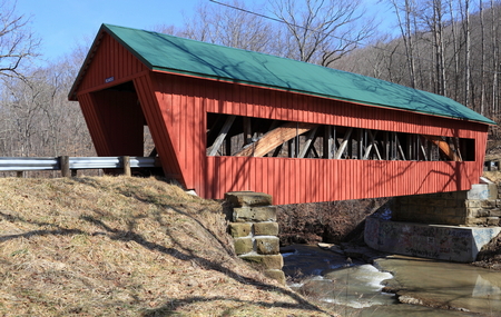 Puente cubierto de Helmick Mill