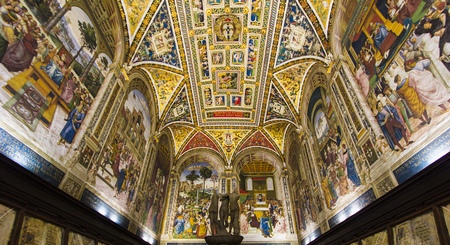 Siena: Interior de la Biblioteca Piccolomini