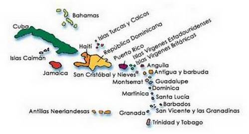 Antillas Map