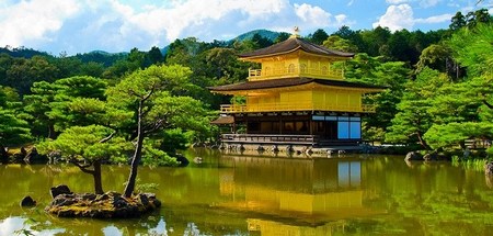 Kyoto: Templo Kinkakuji o Pabell&oacuten de Oro