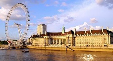 Londres: La Noria frente al Parlamento