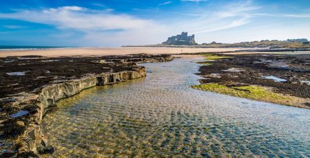 Bamburgh Beach - St Cuthbert's Cross